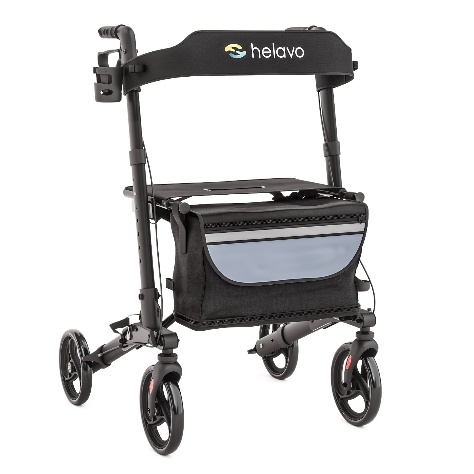 Allround faltbarer Standard-Rollator H1010 Series Schwarz