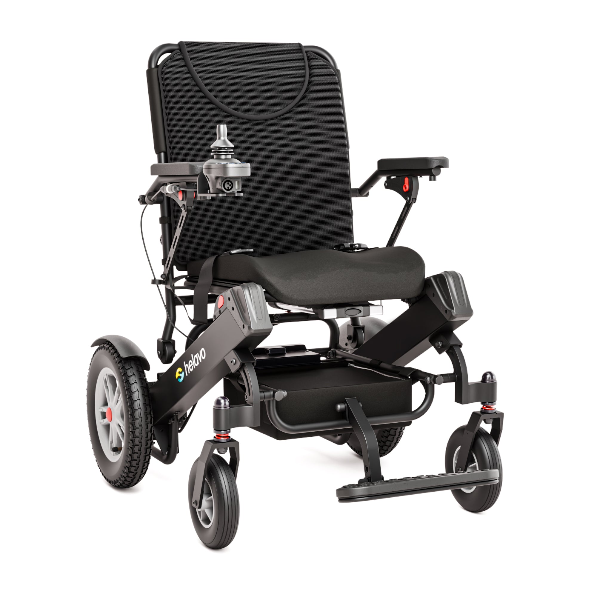 Breiter Geländerollstuhl Elektrisch für Erwachsene – schnell faltbarer Elektrorollstuhl H2010