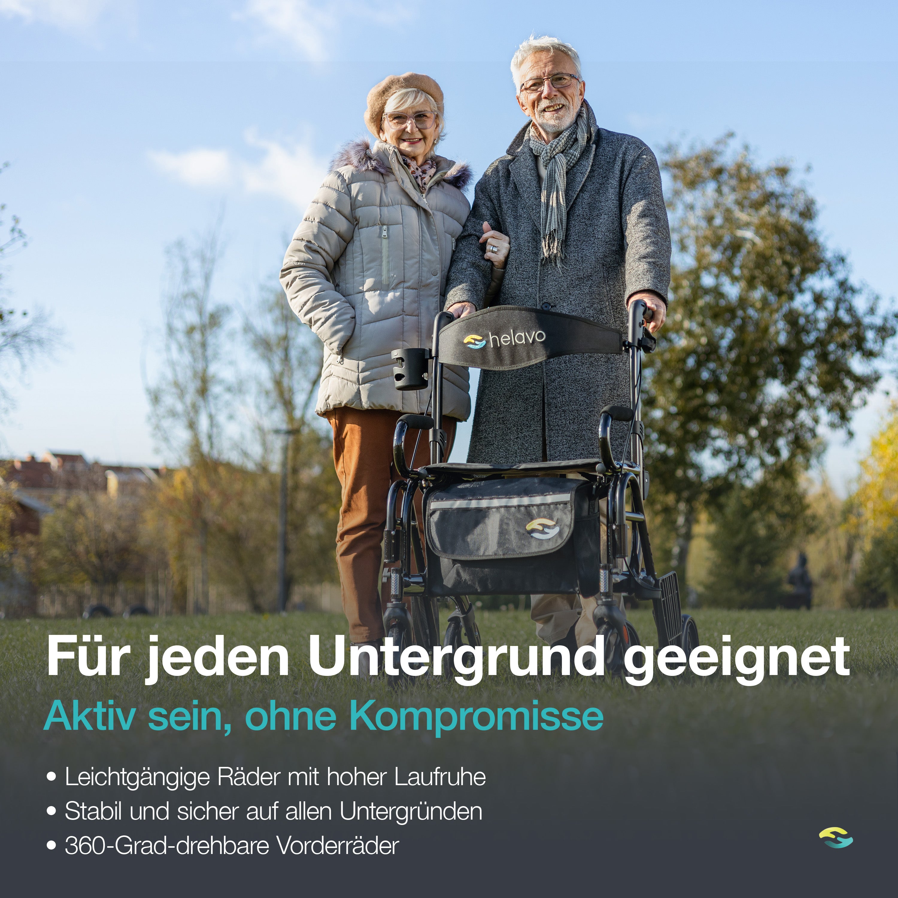 2 in 1 Rollator & Wheelchair in One H1070 Black