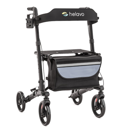 Allround faltbarer Standard-Rollator H1010 Series Schwarz