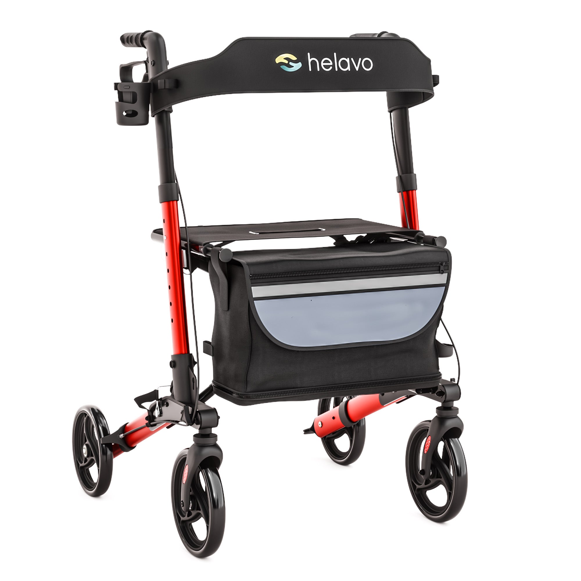 Allround faltbarer Standard-Rollator H1010 Series Rot