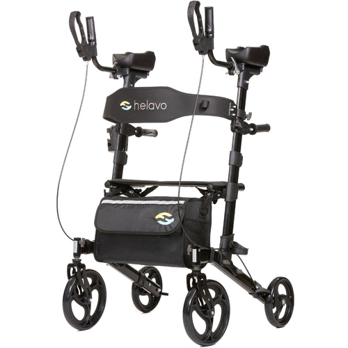 Arthritis Rollator with Padded Forearm Supports H1060 Black