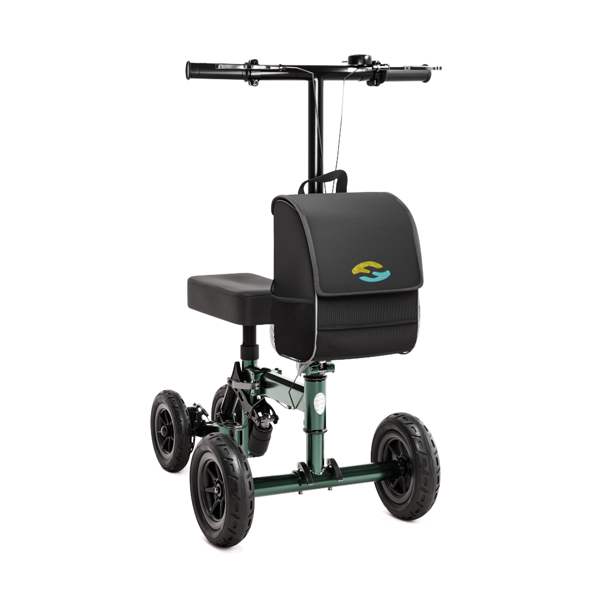 Orthopädischer Knierollator Ersatz für Krücken H1090 Grün