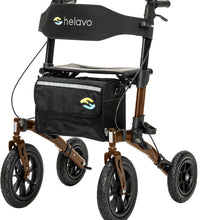 Outdoor-Rollator mit Pannensicheren Vollgummireifen H1140 Braun