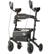 Helavo Outdoor Arthritis Rollator mit gepolsterten Unterarmauflagen - Rollator mit Pannensicheren Vollgummireifen für Draußen - Maximale Mobilität & Komfort im Außenbereich