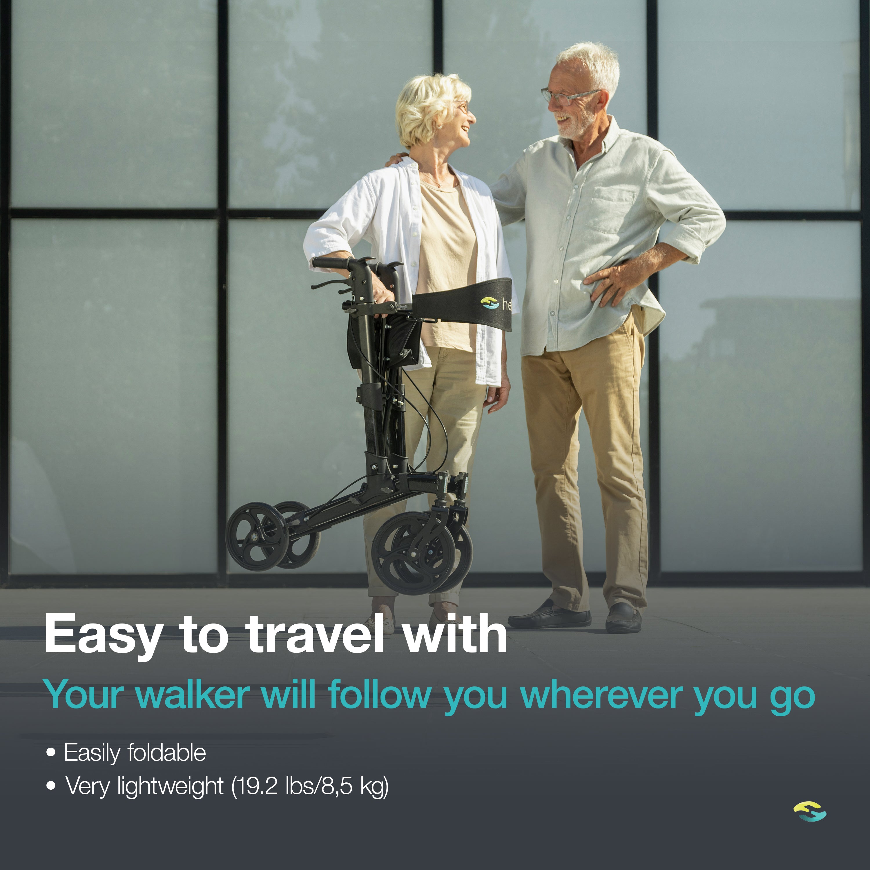 Allround Premium Rollator H1020 Schwarz – Helavo