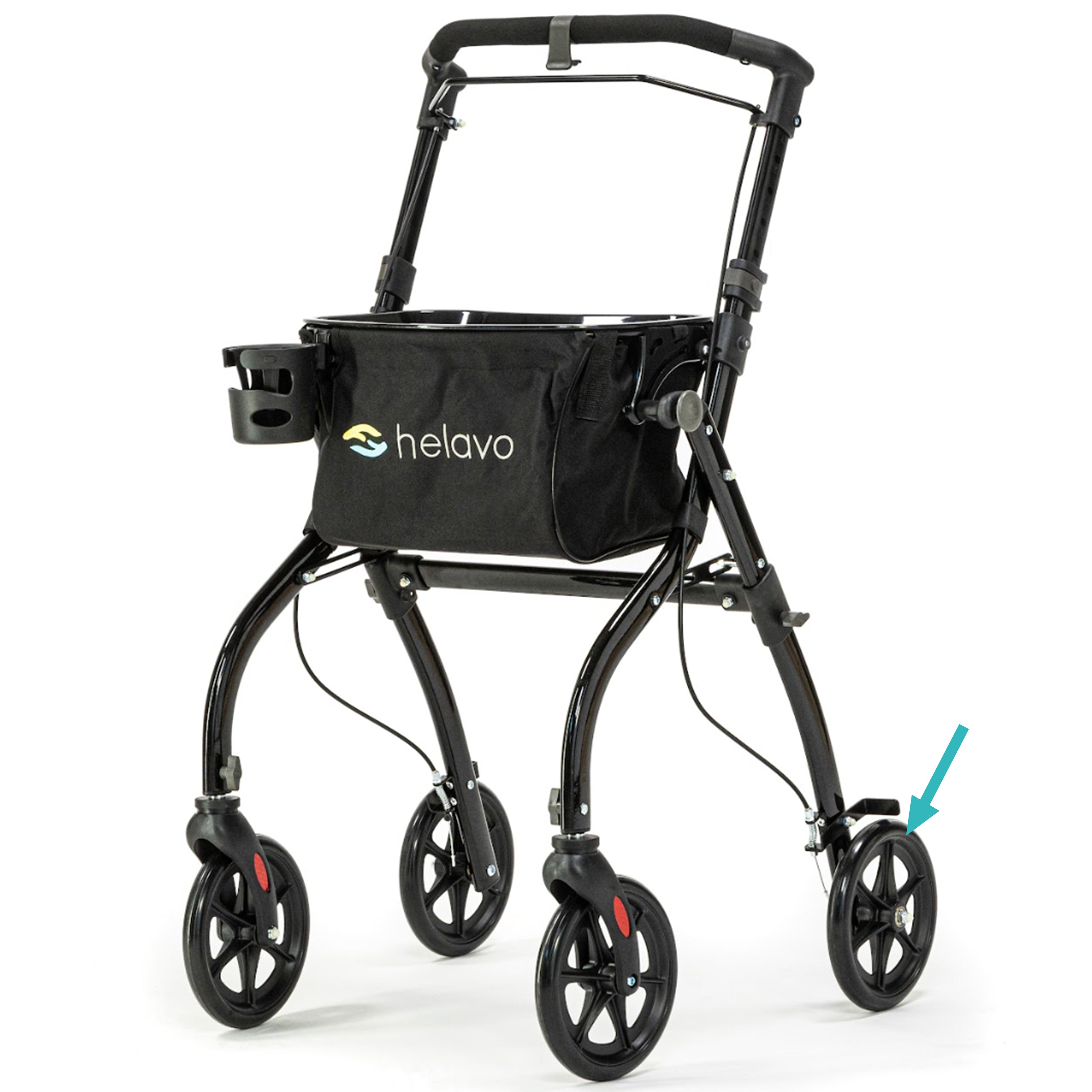Ersatzteil: Hinterrad für Helavo H1030 Rollatoren Serie